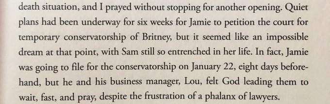We don't believe all of this is happening by accident as Britney's mom wrote in her autobiography that plans had been underway for WEEKS at this point to put her under a conservatorship and give her father complete control of her life.  #FreeBritney