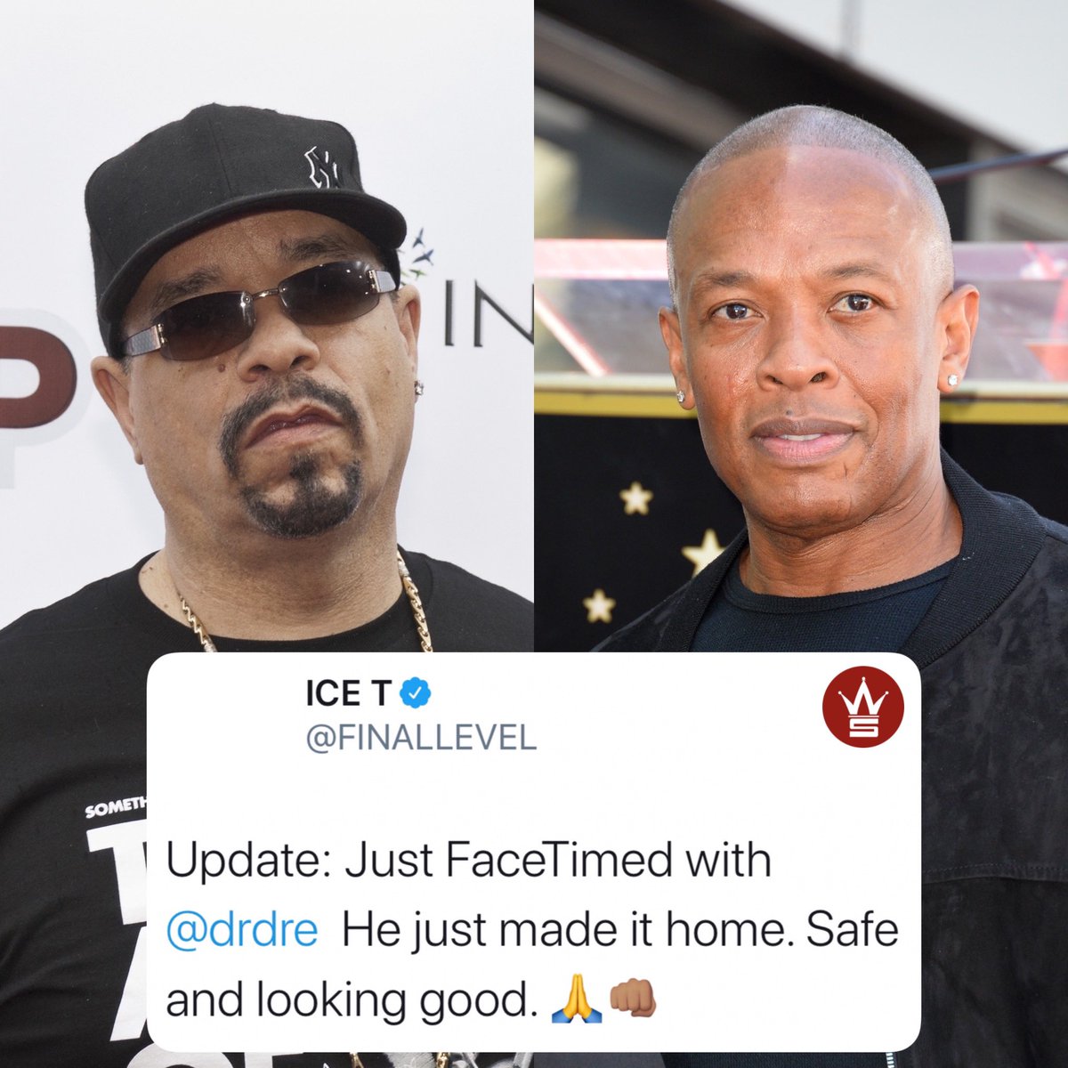 Looks like #DrDre is back home! ๐ @FINALLEVEL @drdre https://t.co/nqYenrHDr2