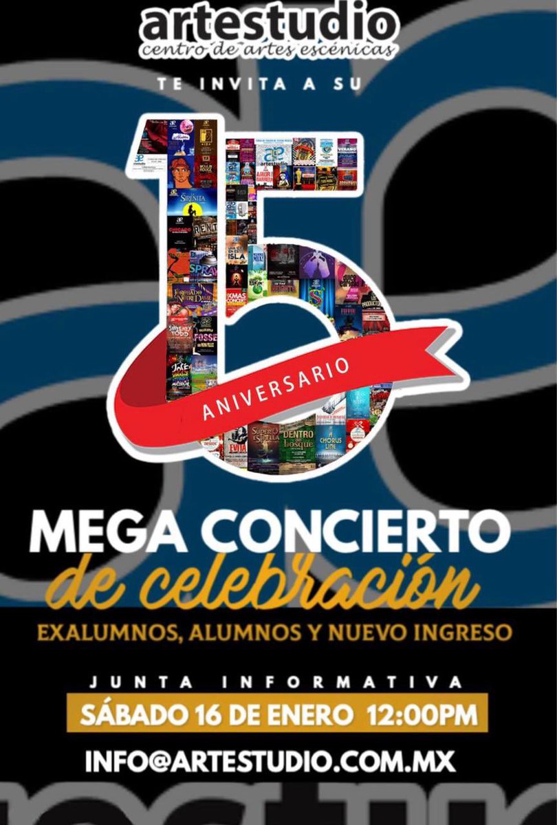 Para quienes nos quieran acompañar a la junta informativa del Taller de los conciertos de los XV años de AE.          
Hora: 16 ene. 2021 12:00 p. m. Ciudad de México.
Unirse a la reunión Zoom
us02web.zoom.us/j/81152649250 
ID de reunión: 811 5264 9250
