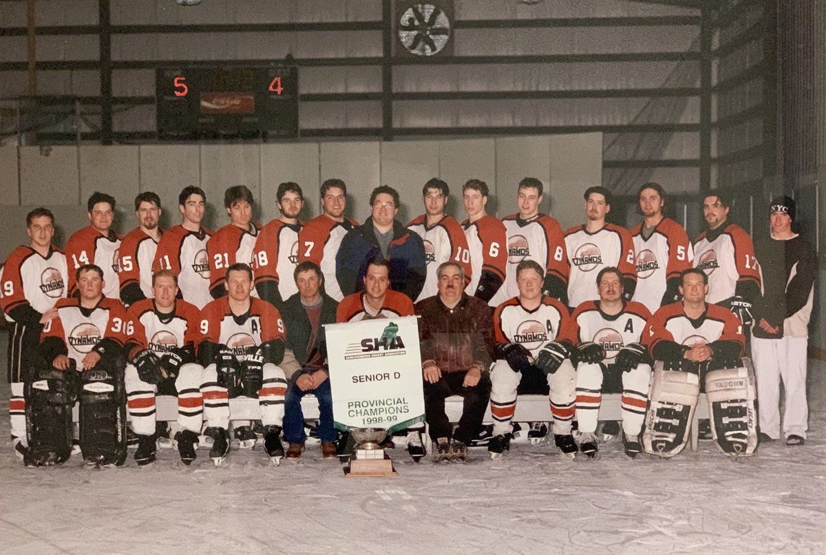 Proud moment for our town when the boys brought home the 99 provincial title!! Click the link below👇🏻 and add your story, note, and pictures!Help Dinsmore win KraftHockeyville! #Krafthockeyville #NHL krafthockeyville.ca/#/community/11…