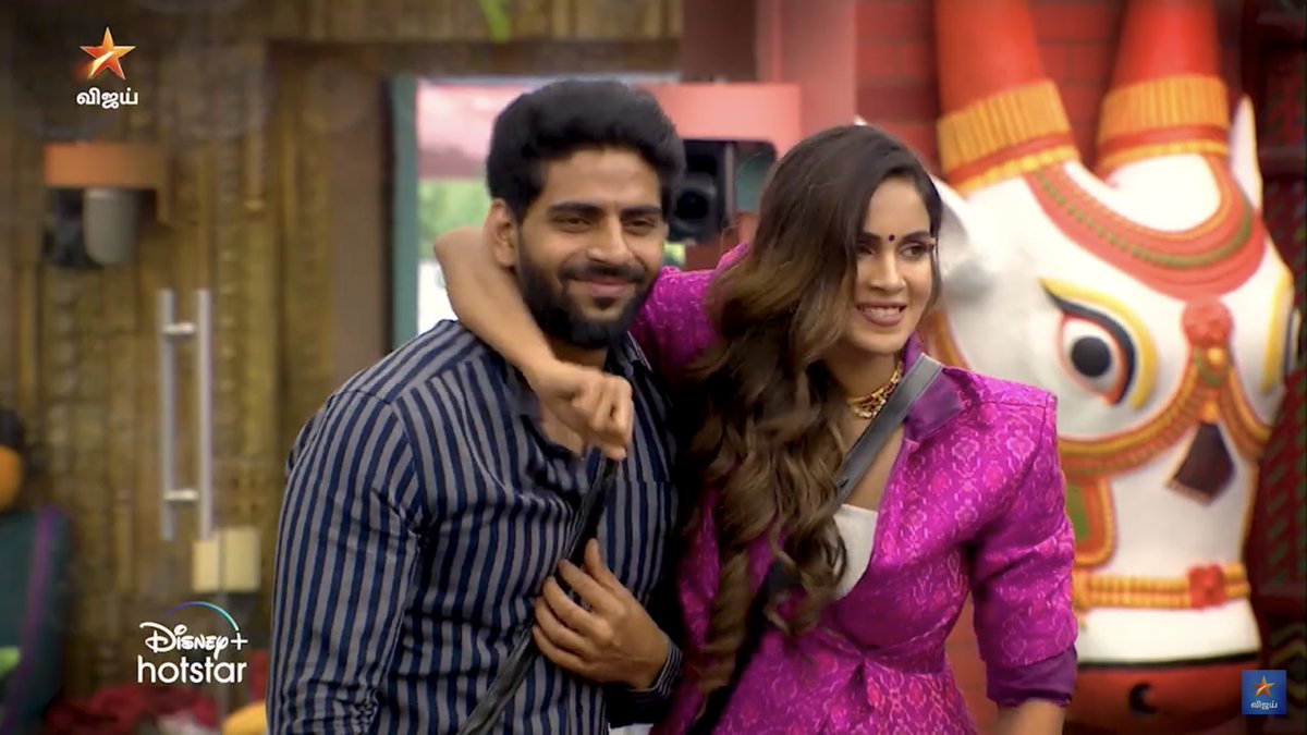  #BalajiMurugaDoss with  #SamOne of the best & purest bonds in  #BiggBossTamil4 Thank you Sam for always showing our Bala love & kindness & advising him when needed. You were the big sister he needed. One of the most classy women I have ever seen, fully of positivity you