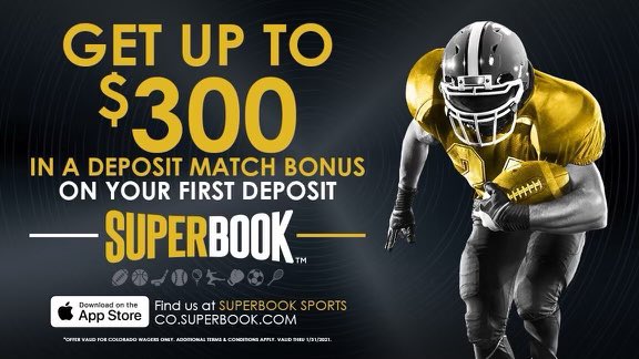 Hey Colorado! It’s a perfect weekend to sit your butt on the couch and enjoy some playoff football 🏈 Before it starts make sure to download <a href="/SuperBookSports/">SuperBook Sports</a> and wager on the big games! 🤑 

🔗: apps.apple.com/us/app/superbo…