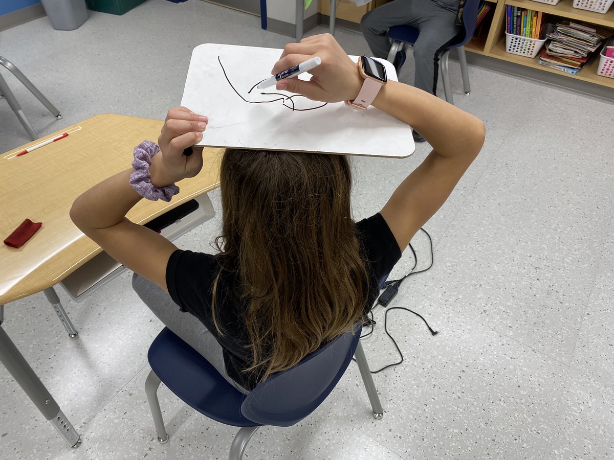 MsFinor_CR's tweet photo. Fun Friday just got more fun! Drawing picture on top of our heads was hilarious! Can you agree we drew the best unicorns?! https://t.co/MqQKaZQinC