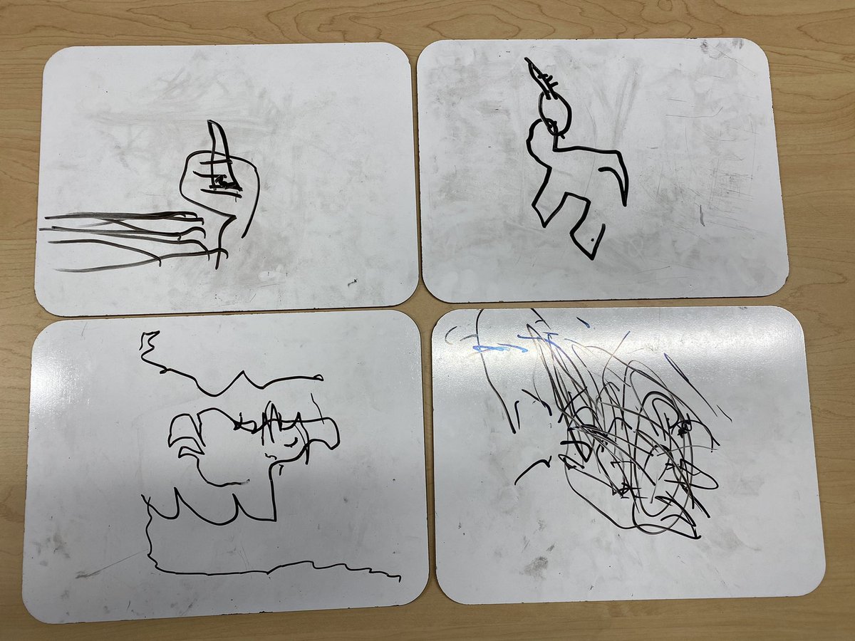 MsFinor_CR's tweet photo. Fun Friday just got more fun! Drawing picture on top of our heads was hilarious! Can you agree we drew the best unicorns?! https://t.co/MqQKaZQinC