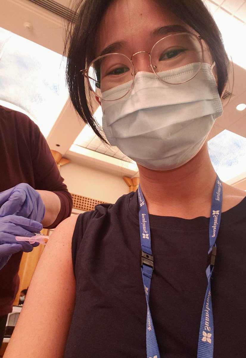 #VaccinatedAtSunnybrook 🙏 Thank you to Team <a href="/Sunnybrook/">Sunnybrook Health Sciences Centre</a> and the coordinated efforts that have made this moment possible. I am overwhelmed with gratitude and excited to have received my first dose! #GetVaccinated #StayHome 💉