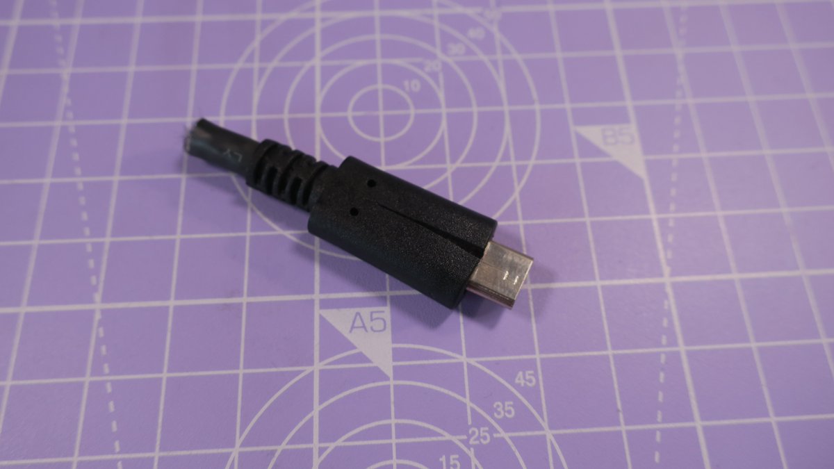 The internals are shielded so we can cut into the outer cover without worrying about cutting cables. The metal shield is soldered to the plug itself.