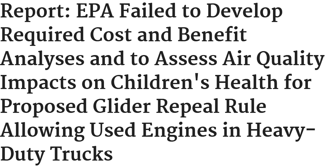 That's exactly what happened, according to the EPA IG report. I lay out how OIRA made one small change to the rule to make it look like a cost-benefit analysis wasn't needed in order to hide the evidence  https://citizenvox.org/2019/04/08/epa-oira-rulemaking-truck-pollution/