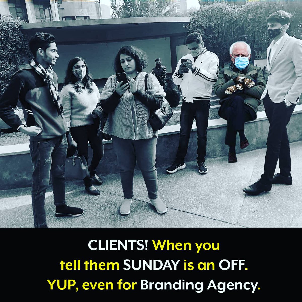 30thfeb's tweet photo. Since #berniesanders is been visiting a lot of his friends in India he hijacked our recent #teammeeting posed as a curious client and see what happened. 

#bernie #agencylife #30thfeb https://t.co/Qem9omhLz5