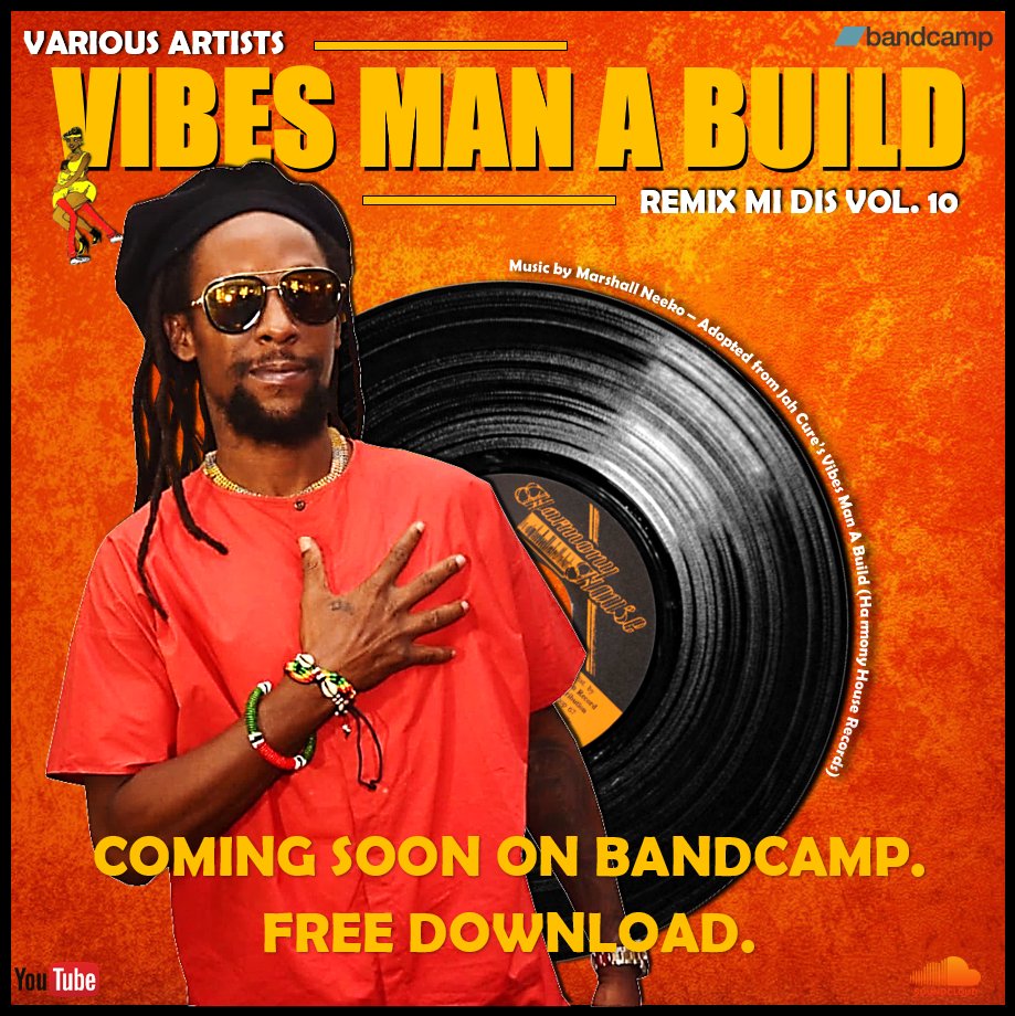 When Jah Cure's single "Vibes Man A Build" was released in 2003, there was unfortunately no instrumental version on the B side.
So I remade the riddim, as close as possible to the original.
It wasn't enough, so I decided to use it for the next free project "Remix Mi Dis Vol.10".
