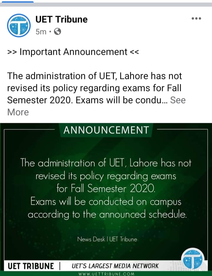 usama_the2000's tweet photo. @ShahzadYunasPTI Not in UET sir
#WeWantAllUniOnlineExams https://t.co/1YQ237wpJu