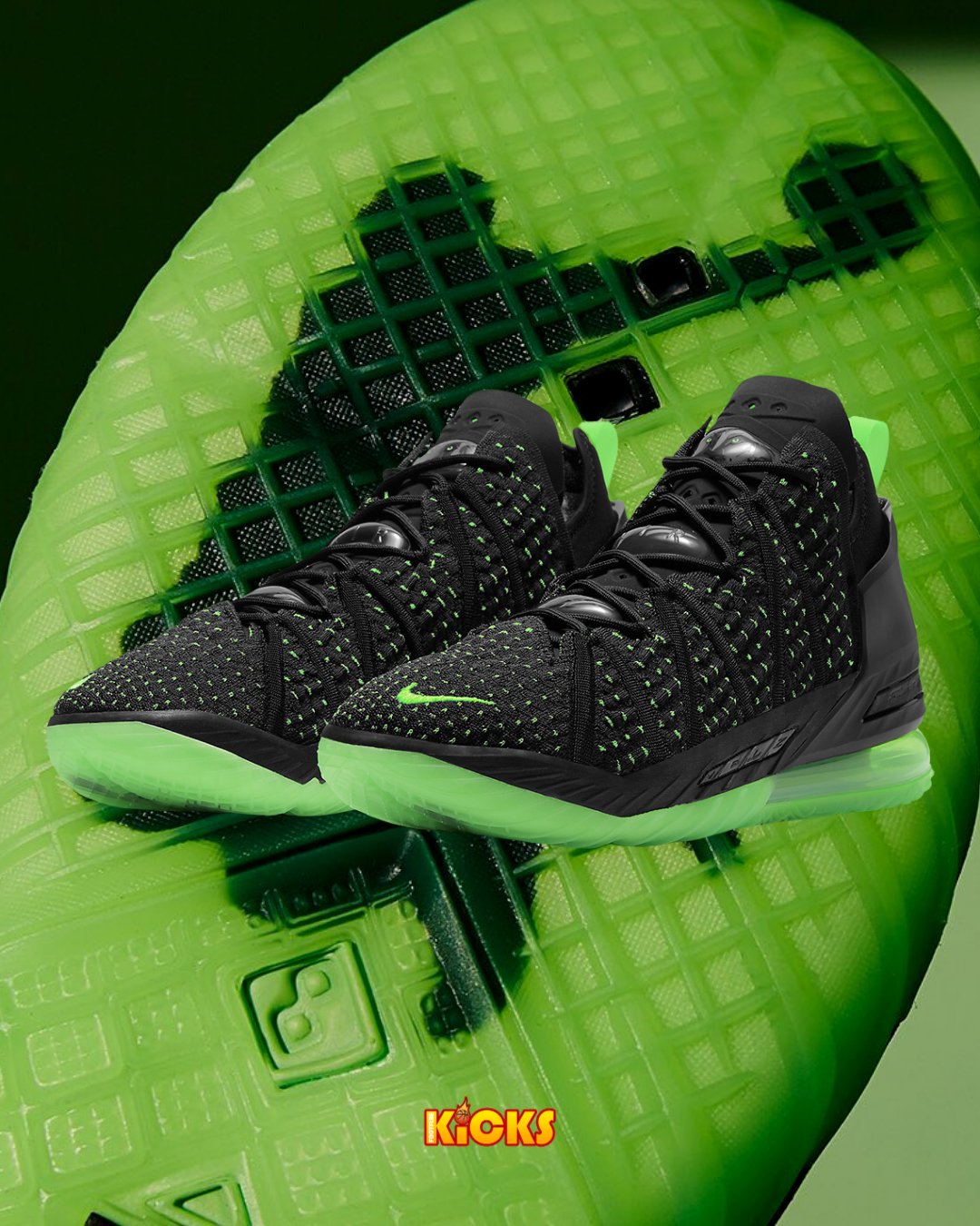 lebron 18 dunkman on feet