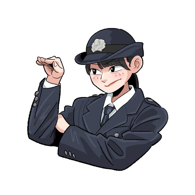 「婦警 制服」のTwitter画像/イラスト(古い順)
