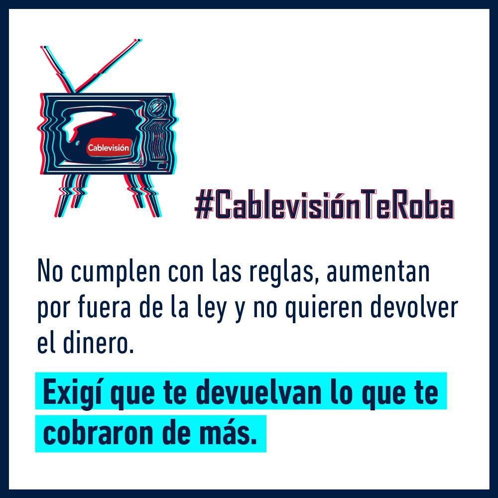Santino85_'s tweet photo. Mas alla de que nos devuelvan el 15% ILEGAL, tenemos que hacer algo para que no puedan volver a pedir un aumento así.. no somos su plazo fijo los clientes #Cablevisionteroba https://t.co/Q53jEysgoY