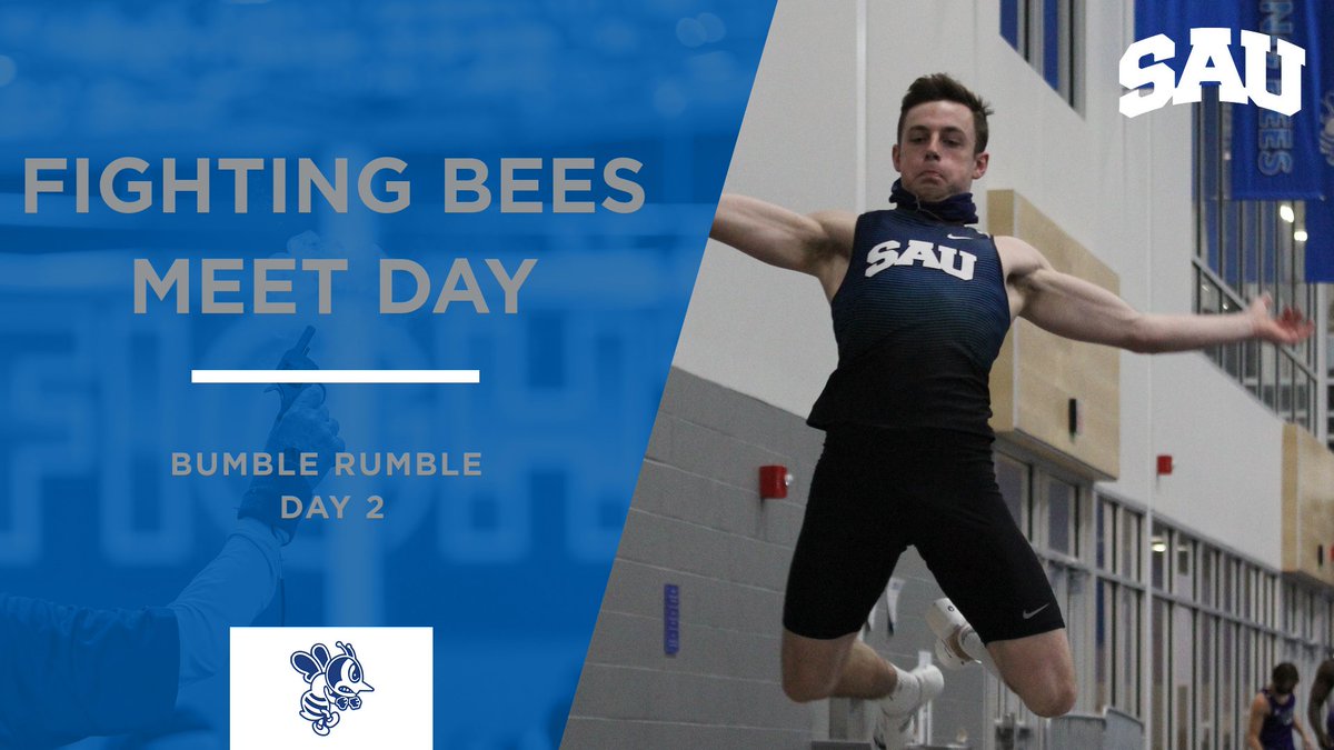 SAUTFXC's tweet photo. It's another meet day for the Bees!!! 

Day 2 for hep men starts at 10 ; Field Events at noon &amp; running events at 1 p.m.! 

Live feed for the track, HJ, PV &amp; throws: https://t.co/aeQeGfzSQh

Live feed for the LJ/TJ: https://t.co/HiGsB4rQOJ

Live results: https://t.co/GTdk277P5N https://t.co/n8f73NA5Qz