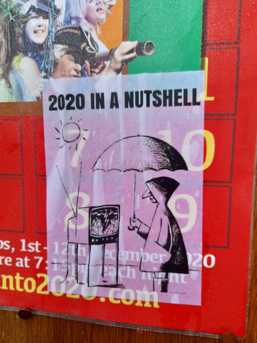 It's a cold, wet, miserable day, so I thought I'd try to cheer people up with a thread of posters which have appeared in my little town over the last few days.