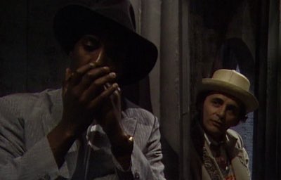 (There’s also probably something self-aware in the introduction of the painfully hip “rapping ring master.”After all, the Seventh Doctor engaged repeatedly with black music, like blues in “The Happiness Patrol” or jazz in “Silver Nemesis.”Self-criticism, maybe?)