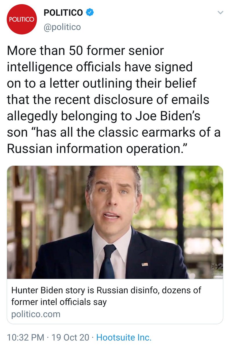 The coordinated social media/legacy media suppression of the Hunter Biden story in October is a huge data point for those paying attention. https://twitter.com/ggreenwald/status/1354077568555692034?s=19