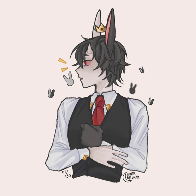 ranboo, but bunny boy

#ranboofanart 
video process in the replies <3
- Lunar? 