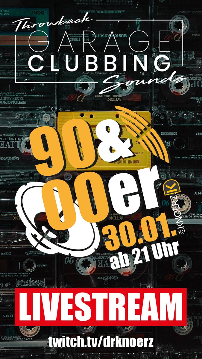 DrKnoerz's tweet photo. #drknoerz #garageclubbing #flashback #90ies #00ies #music #twitch #streaming #twitchdj #jägermeister #party #gutelaune https://t.co/ddqkd8KnsY