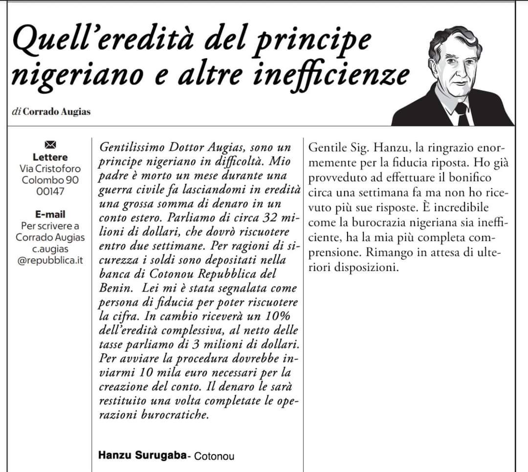Davide's tweet photo. Riceviamo e volentieri pubblichiamo il sequel https://t.co/dNLTyoDeN6