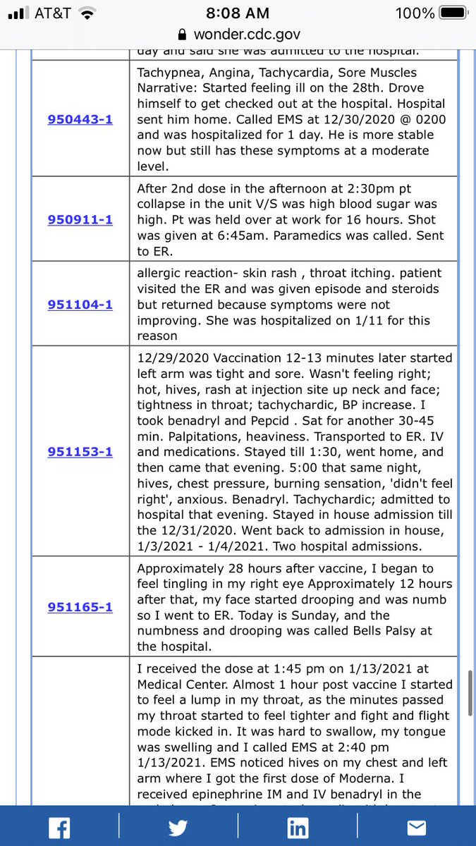 3/ On a per-vaccination basis, that’s 40x the reported rate of the flu vaccine per-dose. Butthe real gap is much bigger, bc the second  #Covid dose is much worse, and this is nearly all first doses.I urge you: read the reports. They are sobering. Meningitis. Stroke. Severe ITP.