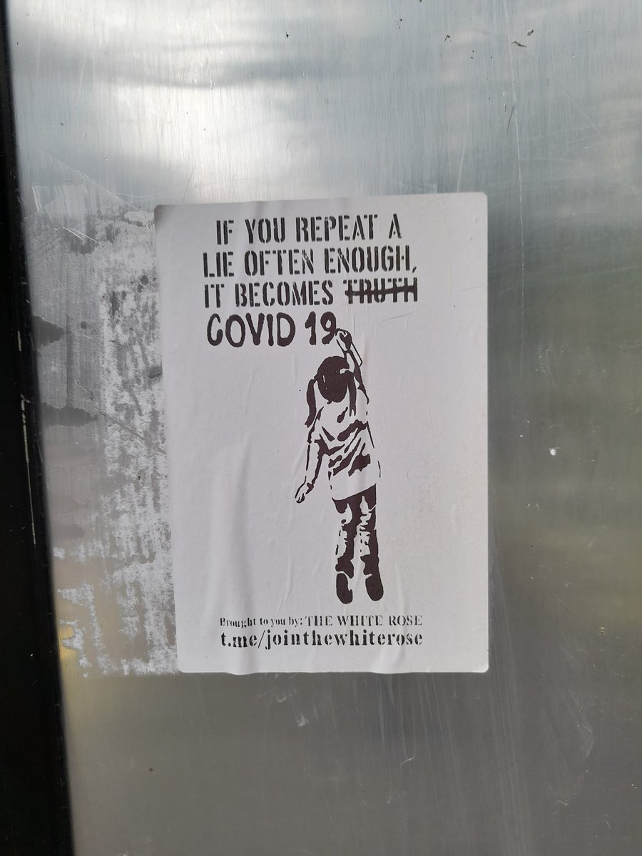 It's a cold, wet, miserable day, so I thought I'd try to cheer people up with a thread of posters which have appeared in my little town over the last few days.