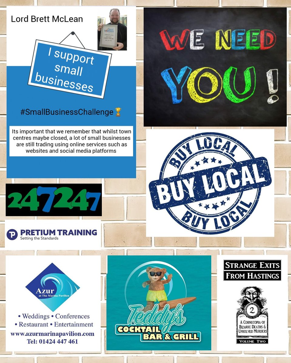 LordBrett1066's tweet photo. In these difficult and challenging times, remember that small businesses need you. Their high street doors may be closed but their websites are open. @FSBSouthEast @HACC1066 @VisitSussex @Visit1066 @HastingsObs @HastingsProud @battlesussex @RotherDC https://t.co/bTns9x2bHM