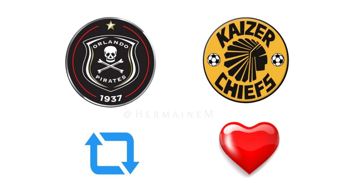 HermaineM's tweet image. Orlando Pirates.       or         Kaizer Chiefs 

#SowetoDerby