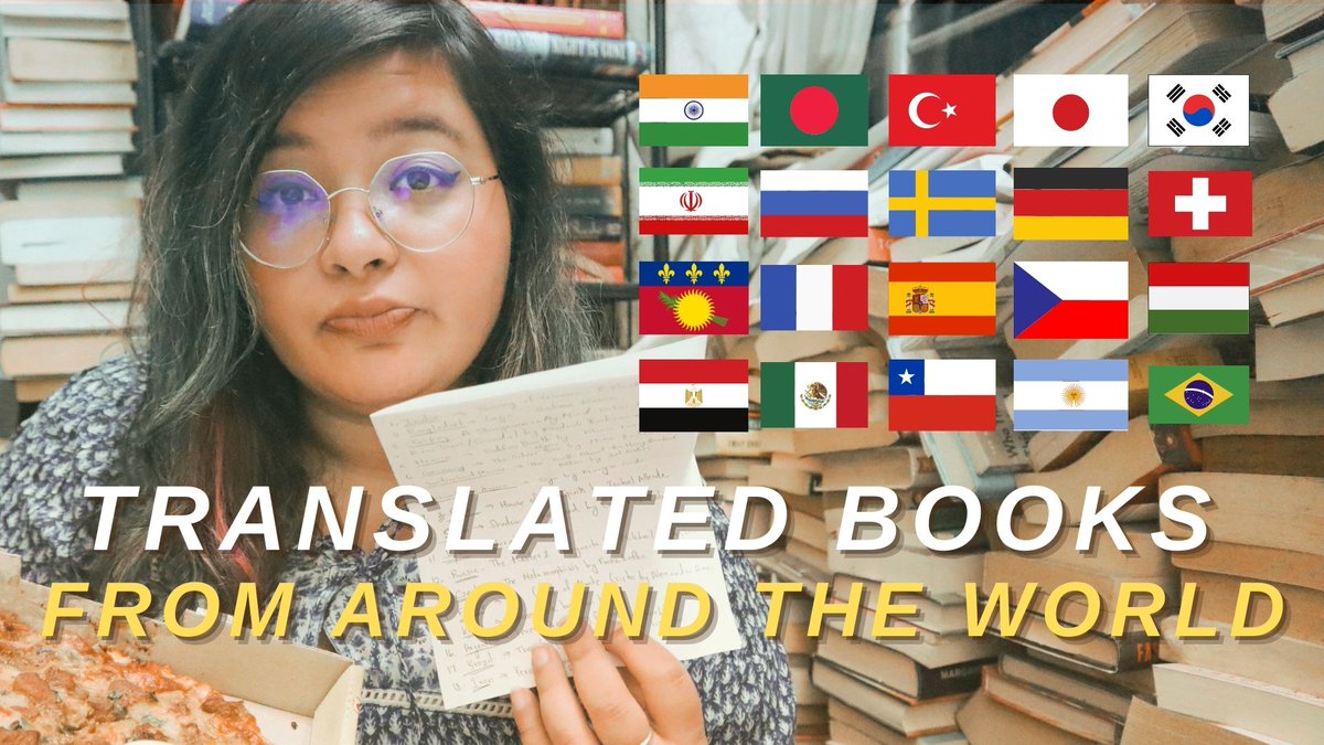 I don't know if anyone cares for any #translatedbooks here, but if you do, I made a list of 20 translated books from 20 different countries that I plan on reading and you can check them out here in this video :)) 

youtu.be/bwAiUvzraL8