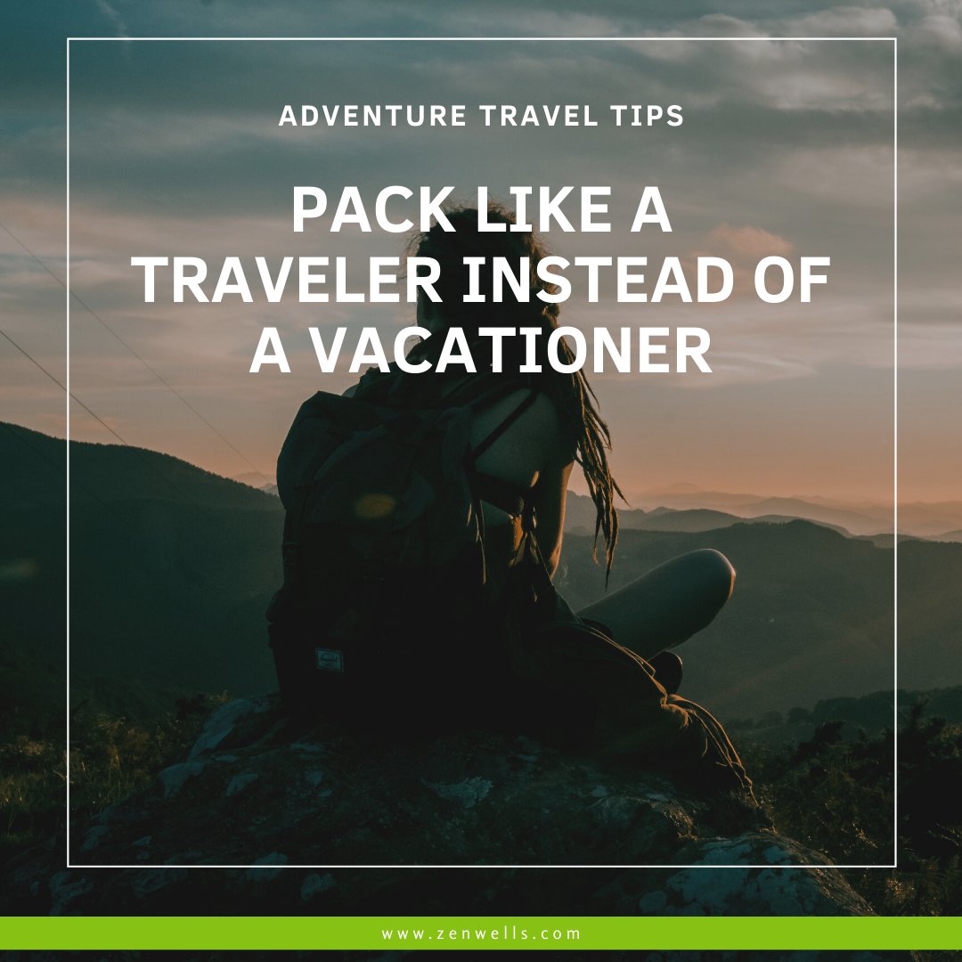 Adventure Travel Tips

✅ Pack like a traveler instead of a vacationer

When it comes to packing and luggage, less is sometimes more.

#adventuretraveltips #wanderlust #camping #medkit #zenwells #ZenwellsErsteHilfeSet #Zenwellsfirstaidkit #ZenwellsErsteHilfe
