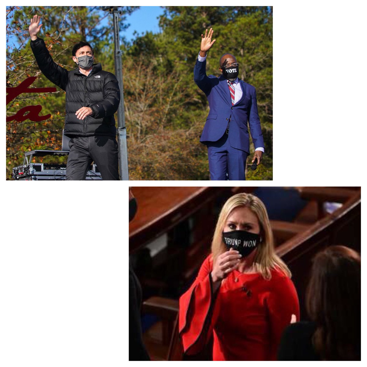 EricPad32685494's tweet photo. 👣 2 steps forward, 1 step back
#JonOssof #RaphaelWarnock
#MarjorieTaylorGreene https://t.co/6kQaYP4vdH