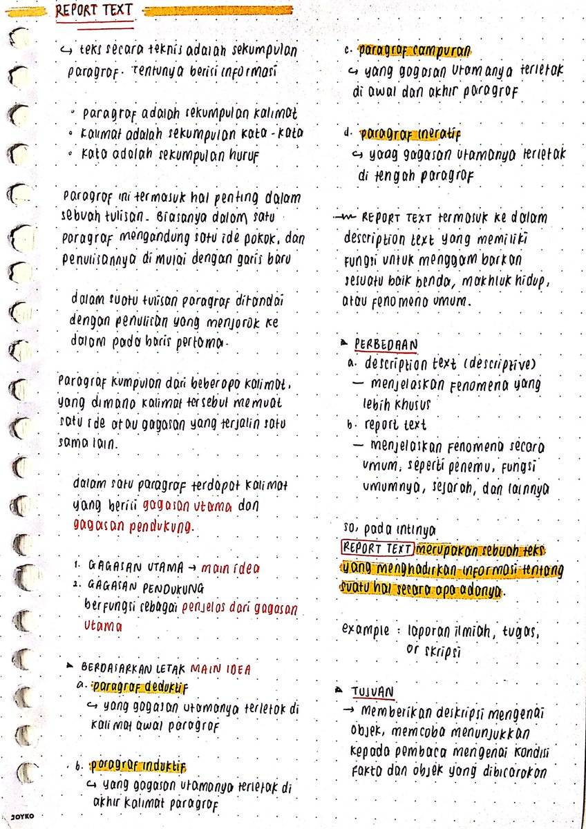 kamupintartau's tweet photo. O23. report text by podkelas
(bahasa inggris minat kelas 10) https://t.co/2BBm59LuOm