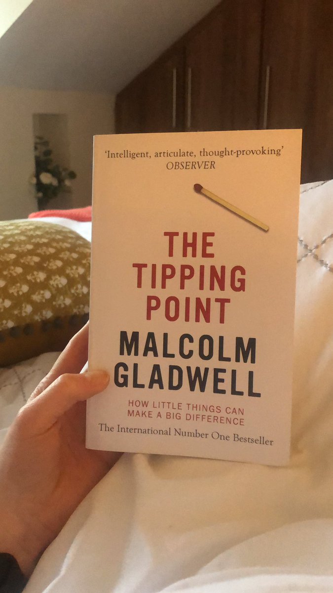 Late to the party but just finished this🤓 incredibly interesting and very relevant to everything that’s going on in this crazy world right now! Would highly recommend 👌🏼 <a href="/Gladwell/">Malcolm Gladwell</a> I think an updated version is required to reference covid 😂 #tippingpoint