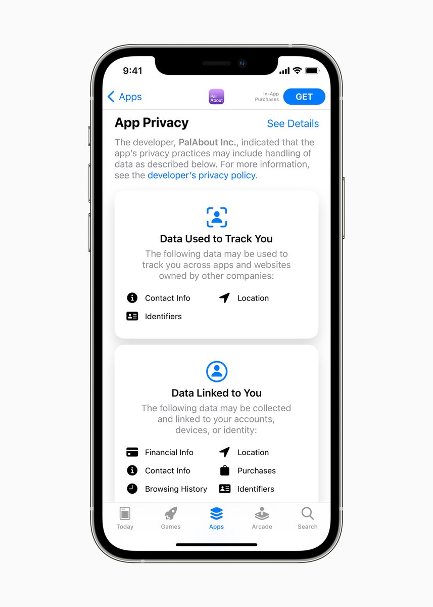 Inisiatif privasi yang dilakukan oleh Apple ini sangat bagus. Nantinya setiap aplikasi, termasuk aplikasi dari Apple sendiri akan menyajikan Privacy Label. Label privasi ini sangat penting bagi pengguna karena dengan itu pengguna bisa tahu data apa saja yang mereka serahkan.