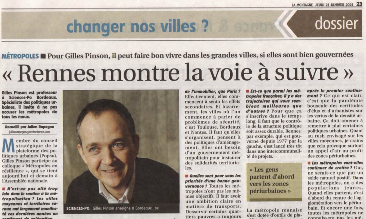 nathalieappere's tweet photo. La qualité de vie rennaise à l’honneur dans @lamontagne_fr. Des mots qui nous encouragent à poursuivre, avec les 43 maires de @metropolerennes, notre travail au service d’une métropole accueillante, durable et solidaire.

https://t.co/bHe5HPJSgi https://t.co/1P08JPyjBj