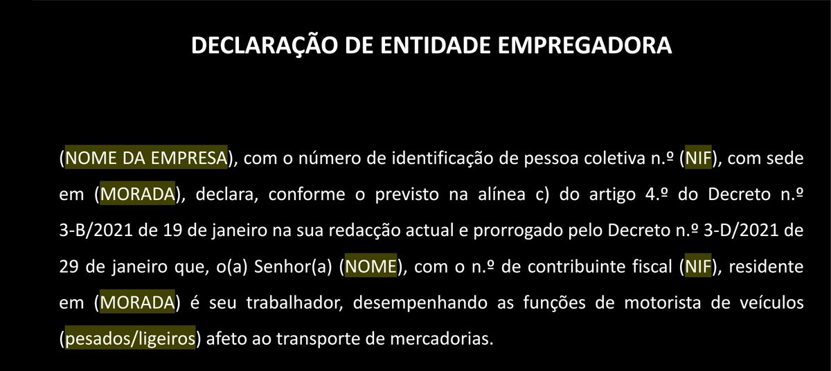 susyvillafruela's tweet image. Portugal cierra de nuevo desde este Domingo 31 de Enero a las 00 horas sus fronteras durante al menos dos semanas.
Para #transportistas que quieran descargar en Portugal, descarga la autorización aquí 👇🏿👇🏿
cutt.ly/QkrZjdW