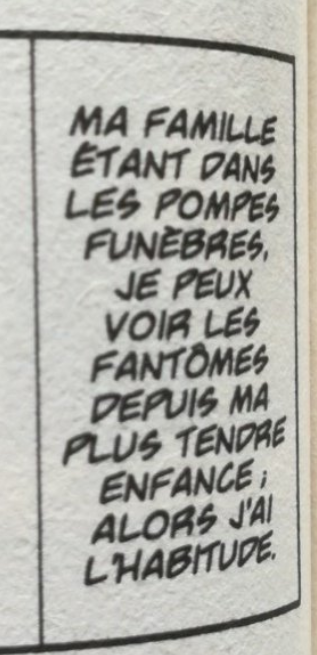 Sa famille travaille dans les pompes funèbres, et non dans une clinique. D'ailleurs que ce soit Ishinn, Yuzu, Karin, ou même Masaki qui on ne sait pas ici si elle est morte, personnes n'est mentionnés.