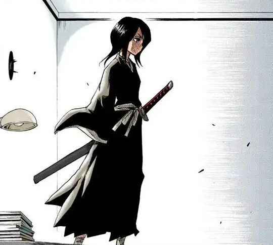 Ichigo arbore des motifs d'étoiles sur son kimono tandis que Rukia elle à des motifs de flammes.