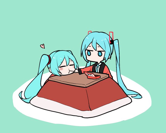 「2girls under kotatsu」 illustration images(Latest)