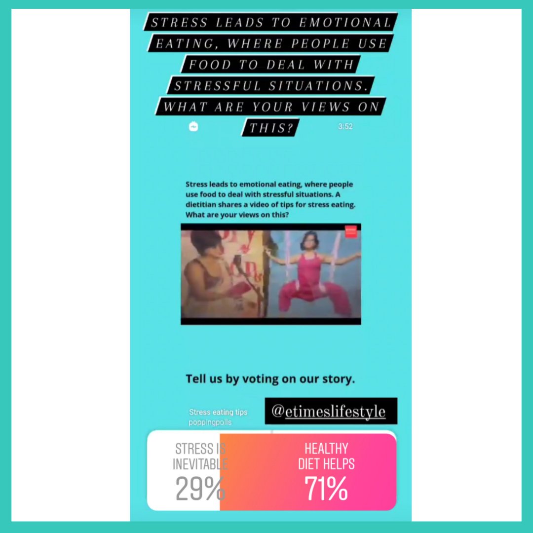 Results are out 
#poppingpolls #polls #pollwithpp #results #healthyfriday #health #lifestyle #excersise #workout #consistency #consistencyiskey #regularworkouts #healthylifestyle #foodhabits #stresseating #stress #control #diettips #dietician #opinionpoll #opinion