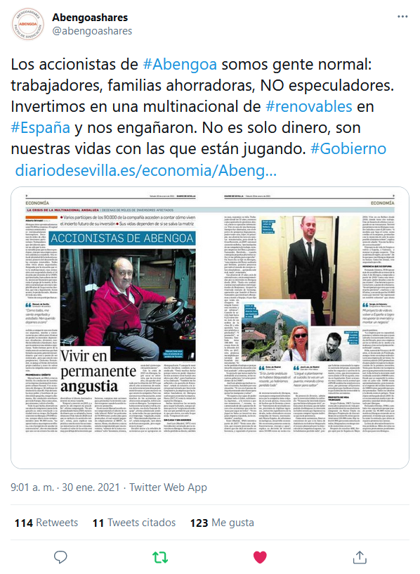 Nenedespierta's tweet photo. @abengoashares #erte 
#elgobierno 
#moncloa 
#ugt 
#ocde 
#lafiscalia
 #almeida 
#Abengoa  
#desdelamoncloa  
@Abengoa 
#TrabajadoresAbg
 #ICOgob 
#NadiaCalvino
#cnmv 
#empleogob 
#ESMAComms https://t.co/hAc856Qie2
