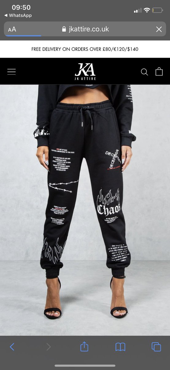 evieb96x's tweet photo. @isawitfirst yo what makes you think you can steal designs from small business and sell them cheaper on your rageddy ass website? 

Thats the T with these exploitative business’s, there’s nothing JKA can do  so I will make it my mission to ensure everyone’s aware of this 🤮 https://t.co/ijfEsSnbet