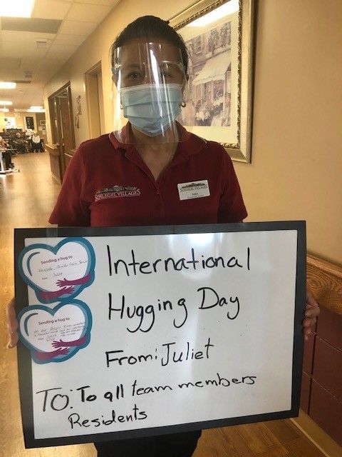 Taunton_Mills's tweet photo. Long Term Care are sending their hugs out to all their family and friends. National hug day may have passed but the "hugs" continue to be sent. #TauntonStrong #BringBackHugs https://t.co/GegarB5vRf