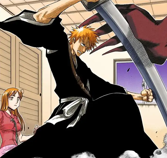 Certaines scènes sont reprises, comme Ichigo défendant Orihime ou cette dernière qui se sacrifie.