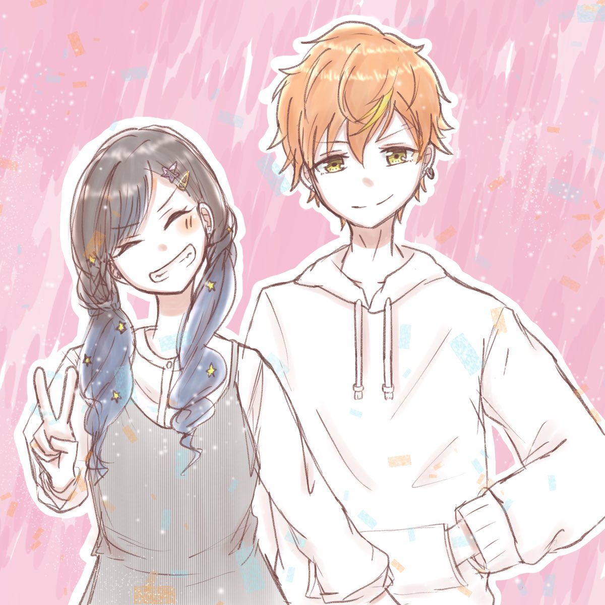 長らくイラストを載っけていないので、宣伝がてら最近描いてるプロセカ