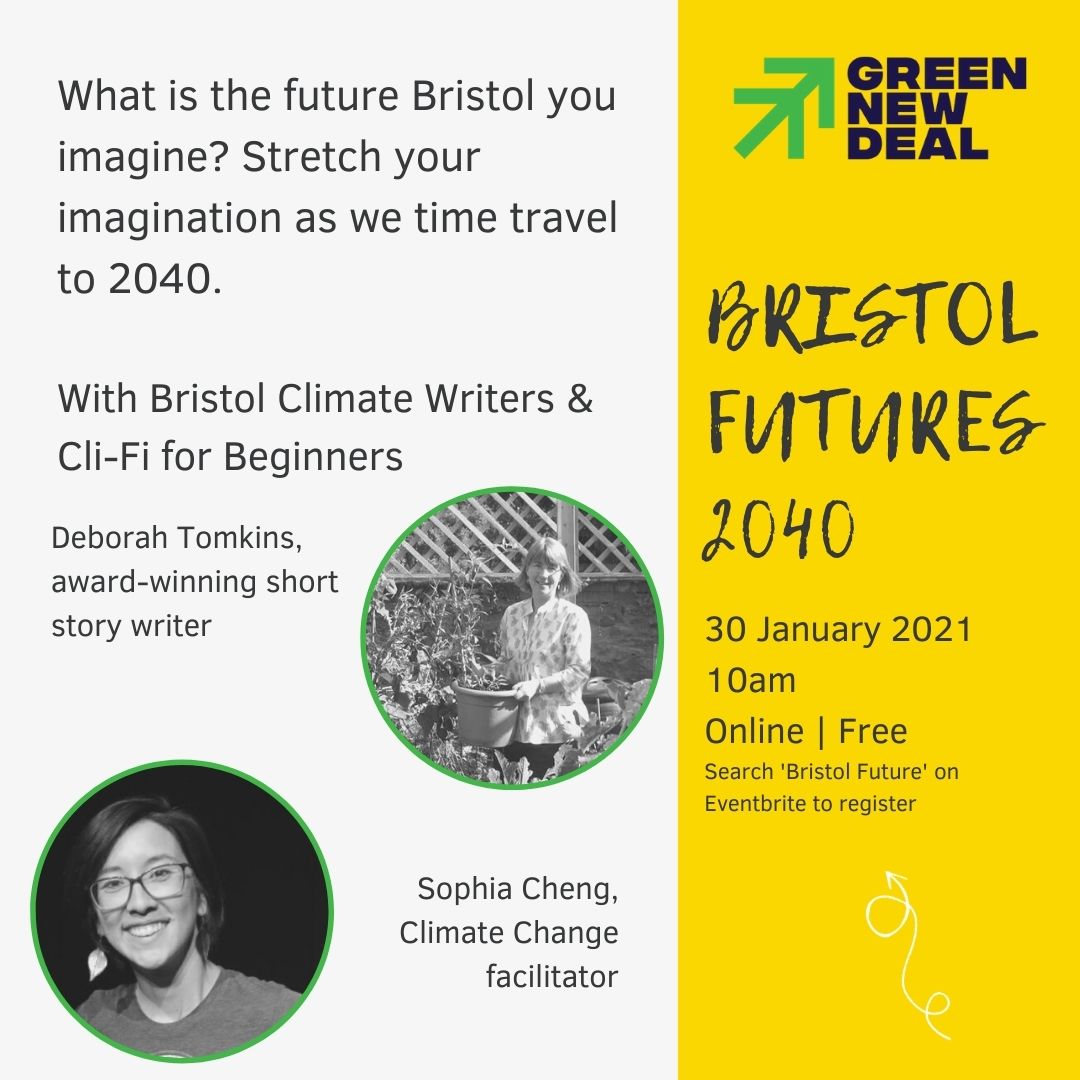 5 mins to go until our first  #BristolFutures workshop with  @BrisClimWrit stretching our imaginations to 2040! We'll be live tweeting in this thread throughout the workshops this morning - great to see so many people here with us!!