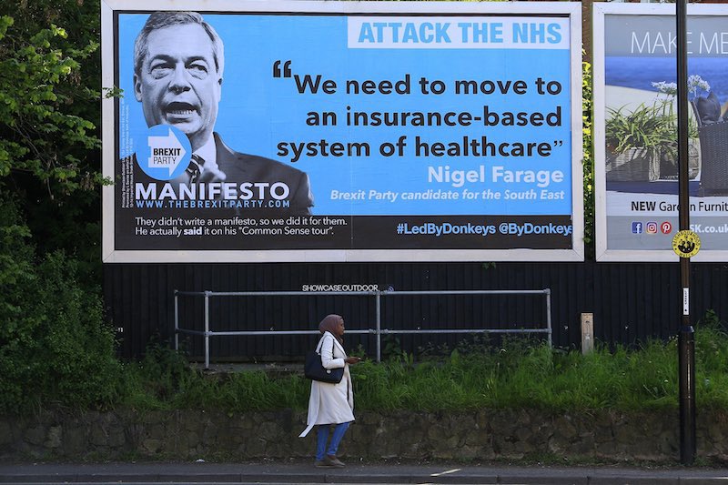 Nigel Farage: openly said we should privatise the NHS = 1.6 million followers NHS Million: just trying to support NHS staff and give them a voice = 650,000 followers Please follow and RT if you think it should be the other way around