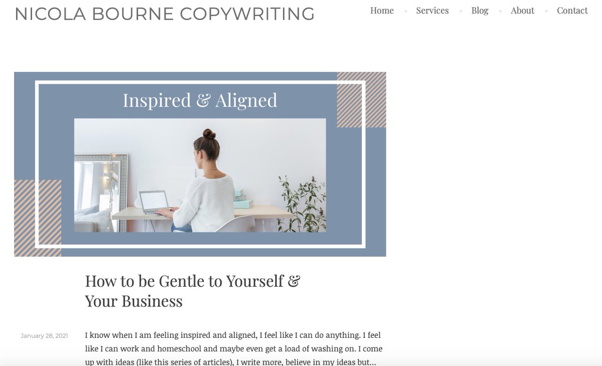 nicolajbourne's tweet photo. Can being gentle to yourself be better for your business?
https://t.co/odNNCrD3rT
#businessgrowth #b2b #copywriting #freelancecopywriter https://t.co/swuSYRKJZ7