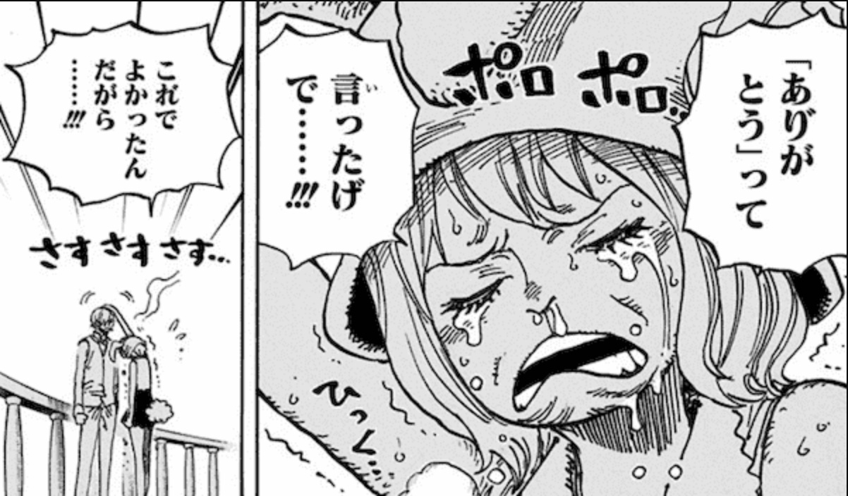 ワンピ道 絶対相互フォロー בטוויטר ペドロがいなかったらあの時みんな死んでた だがら あり がとう って言ったげで Byキャロット 捨て身でビッグマムの追っ手に 挑んだペドロに対する キャロット の言葉 若いけど戦士としての想いが