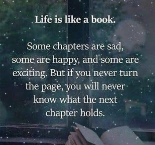 addicted_self's tweet photo. Life is like a book - REMEMBER
To Turn The Page!
#sober #happy #strong #love #newbeginnings
For More Visit https://t.co/MZTJkJ2x6N https://t.co/Jas7qj862Y
